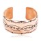 Handmade Horse Certified Authentic Navajo Pure Copper Native American Bracelet 12771