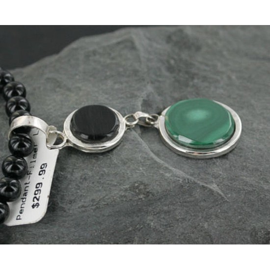Handmade Inlaid Certified Authentic Zuni .925 Sterling Silver Natural Turquoise Native American Necklace 370919050185