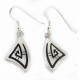 Handmade Kachina Certified Authentic Hopi .925 Sterling Silver Dangle Native American Earrings 12856-3 Handmade Kachina Certified Authentic Hopi .925 Sterling Silver Dangle Native American Earrings 12856-3