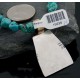 Handmade Kiva Certified Authentic Navajo .925 Sterling Silver and 12kt Gold Filled Turquoise Native American Necklace 390582579733