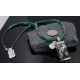 Handmade Kokopelli Certified Authentic Navajo .925 Sterling Silver 12kt Gold Filled Turquoise Native American Necklace 390611867855