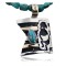 Handmade Kokopelli RARE Certified Authentic Navajo .925 Sterling Silver 12kt Gold Filled Turquoise Native American Necklace 390616858874