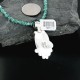 Handmade Leaf Certified Authentic Navajo .925 Sterling Silver Natural Turquoise Native American Necklace 370906128855