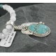 Handmade Leaf Certified Authentic Navajo .925 Sterling Silver Turquoise Native American Necklace 370909897471