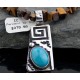 Handmade Mountain Certified Authentic Navajo .925 Sterling Silver Turquoise Native American Necklace 390569988015 Handmade Mountain Certified Authentic Navajo .925 Sterling Silver Turquoise Native American Necklace 390569988015