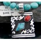 Handmade Mountain Certified Authentic Navajo Native .925 Sterling Silver Turquoise and Coral Native American Necklace 390568476851