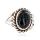 Handmade Navajo .925 Sterling Silver Natural Black Onyx Native American Ring Size 9 13106-6 Handmade Navajo .925 Sterling Silver Natural Black Onyx Native American Ring Size 9 13106-6