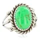 Handmade Navajo .925 Sterling Silver Natural Gaspeite Native American Ring Size 9 13106-1 Handmade Navajo .925 Sterling Silver Natural Gaspeite Native American Ring Size 9 13106-1