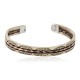 Handmade Navajo Certified Authentic Pure Copper and Brass Native American Bracelet 12958-2
