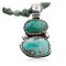 Handmade RARE Certified Authentic Navajo Native .925 Sterling Silver and Turquoise Native American Necklace 390582071294