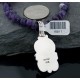 Handmade RARE Certified Authentic Navajo Native .925 Sterling Silver Turquoise and Amethyst Native American Necklace 390574579649