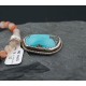 Handmade RARE Certified Authentic Navajo Native .925 Sterling Silver Turquoise Native American Necklace 390574656126