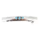 Handmade Silver Navajo Natural Turquoise Native American Hair Barrette 10346-7