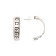 Heart .925 Sterling Silver Certified Authentic Handmade Navajo Native American Earrings 13185-1