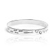 Heart Arrow Feather Sun .925 Sterling Silver Certified Authentic Hopi Handmade Native American Bangle Bracelet 22215 Heart Arrow Feather Sun .925 Sterling Silver Certified Authentic Hopi Handmade Native American Bangle Bracelet 22215