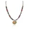 Heart Navajo .925 Sterling Silver Natural Turquoise Jasper Hematite Native American Necklace 15917-1