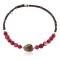 Heart Certified Authentic Navajo Coral Natural Turquoise Heishi Native American Adjustable Wrap Bracelet 13151-55
