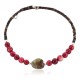 Heart Certified Authentic Navajo Coral Natural Turquoise Heishi Native American Adjustable Wrap Bracelet 13151-55