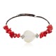 Heart Certified Authentic Navajo Heishi Coral Mother of Pearl Native American Adjustable Wrap Bracelet 13159-9 Heart Certified Authentic Navajo Heishi Coral Mother of Pearl Native American Adjustable Wrap Bracelet 13159-9