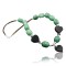 Heart Large Certified Authentic Navajo .925 Sterling Silver Onyx and Green Jade Native American Necklace 390604229718