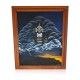 Hopi Dancing Prayer Edge Water Clan Painted by Certified Authentic Acrylic Native American Painting  10804