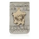 Horny Toad Certified Authentic 12kt Gold Filled and .925 Sterling Silver Handmade Navajo Native American Money Clip 91002 Horny Toad Certified Authentic 12kt Gold Filled and .925 Sterling Silver Handmade Navajo Native American Money Clip 91002