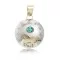 Horse 12kt Gold Filled and .925 Sterling Silver Handmade Very Delicate Navajo Native American Natural Turquoise Pendant 24510-1 Horse 12kt Gold Filled and .925 Sterling Silver Handmade Very Delicate Navajo Native American Natural Turquoise Pendant 24510-1