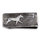 Horse .925 Sterling Silver Handmade Navajo Native American Money Clip 13194-15
