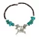Horse Heishi Navajo Native American Adjustable Wrap Baby Bracelet 13158 Horse Heishi Navajo Native American Adjustable Wrap Baby Bracelet 13158