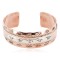 Horse Navajo .925 Sterling Silver Certified Authentic Handmade Native American Pure Copper Bracelet 13055-1