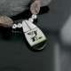 Inlaid BirdCertified Authentic Navajo .925 Sterling Silver Jasper and Turquoise Native American Necklace 15422-74