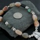Inlaid Certified Authentic Navajo .925 Sterling Silver Carnelian and Turquoise Native American Necklace 15213-20-0 Inlaid Certified Authentic Navajo .925 Sterling Silver Carnelian and Turquoise Native American Necklace 15213-20-0