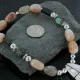 Inlaid Navajo .925 Sterling Silver Carnelian and Turquoise Native American Necklace 15213-20-0 Inlaid Navajo .925 Sterling Silver Carnelian and Turquoise Native American Necklace 15213-20-0
