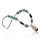 InlaidCertified Authentic Navajo .925 Sterling Silver Jade and Turquoise Native American Necklace 390659806467