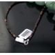 InlaidCertified Authentic Navajo .925 Sterling Silver Jade and Turquoise Native American Necklace 390659806467
