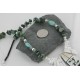 InlaidCertified Authentic Navajo .925 Sterling Silver Jade and Turquoise Native American Necklace 390662590043 InlaidCertified Authentic Navajo .925 Sterling Silver Jade and Turquoise Native American Necklace 390662590043