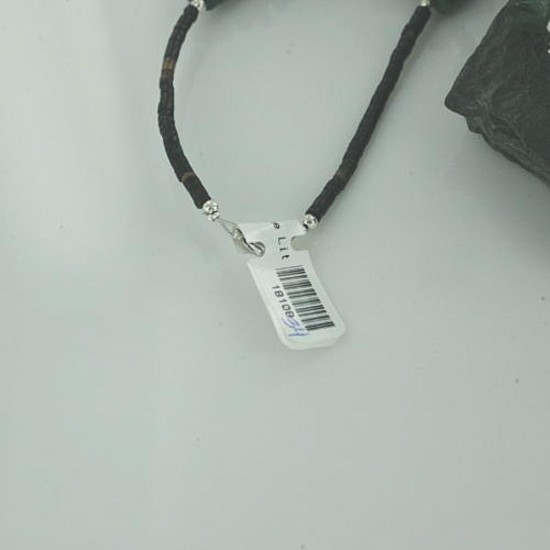 InlaidCertified Authentic Navajo .925 Sterling Silver Jade and Turquoise Native American Necklace 390662590043 InlaidCertified Authentic Navajo .925 Sterling Silver Jade and Turquoise Native American Necklace 390662590043