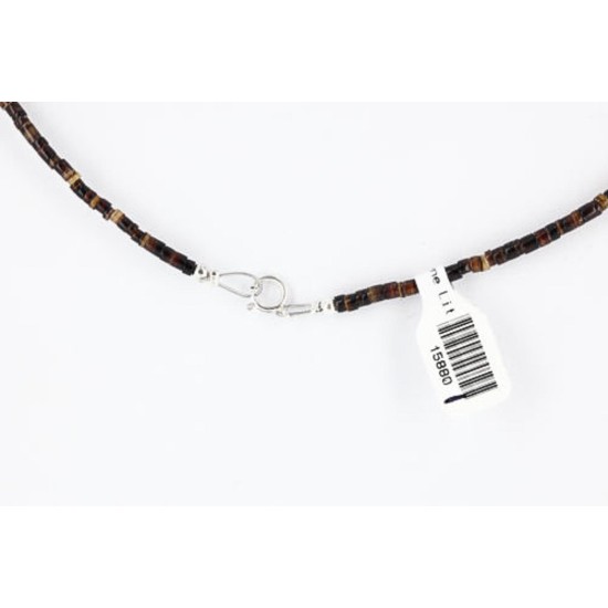 InlaidCertified Authentic Navajo .925 Sterling Silver Jasper Turquoise Native American Necklace 15880-1