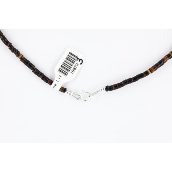 InlaidCertified Authentic Navajo .925 Sterling Silver Lapis Turquoise Native American Necklace 371033899518
