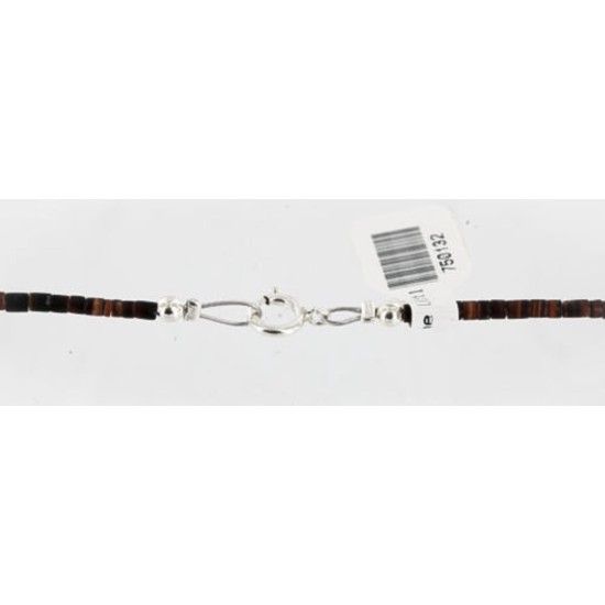 InlaidCertified Authentic Navajo .925 Sterling Silver LAPIS Turquoise Native American Necklace 371068469412