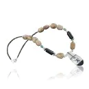Inlaid Navajo .925 Sterling Silver Onyx and Turquoise Native American Necklace 370897186552