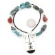 InlaidCertified Authentic Navajo .925 Sterling Silver Turquoise Native American Necklace 390826422074