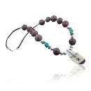 Inlay Navajo .925 Sterling Silver Jasper Turquoise Native American Necklace 390647993745