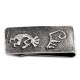 Kokopelli .925 Sterling Silver Ray Begay Certified Authentic Handmade Navajo Native American Money Clip  13194-21