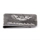 Kokopelli .925 Sterling Silver Ray Begay Certified Authentic Handmade Navajo Native American Money Clip  13194-8
