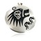 Kokopelli Bear Certified Authentic Hopi .925 Sterling Silver Signed Pin and Pendant Native American Necklace 15025