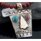 Large 12kt Gold Filled Handmade Arrowhead Certified Authentic Navajo .925 Sterling Silver Turquoise Native American Necklace 370812723028