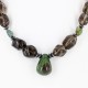 Large $220 Certified Authentic Navajo .925 Sterling Silver Natural Turquoise Quartz Native American Necklace 370997988701