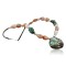 Large $250 Certified Authentic Navajo .925 Sterling Silver Natural Turquoise and Carnelian Native American Necklace 15773-2