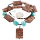 Certified Authentic Navajo .925 Sterling Silver Natural Turquoise Jasper Native American Necklace 390854107590 Certified Authentic Navajo .925 Sterling Silver Natural Turquoise Jasper Native American Necklace 390854107590